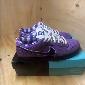 Nike Purple and White Sneakers